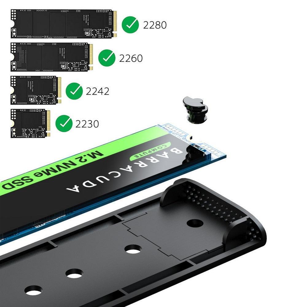 Simplecom SE516 NVMe / SATA Dual Protocol M.2 SSD Tool-Free USB-C Enclosure USB 3.2 Gen 2 10Gbps - John Cootes