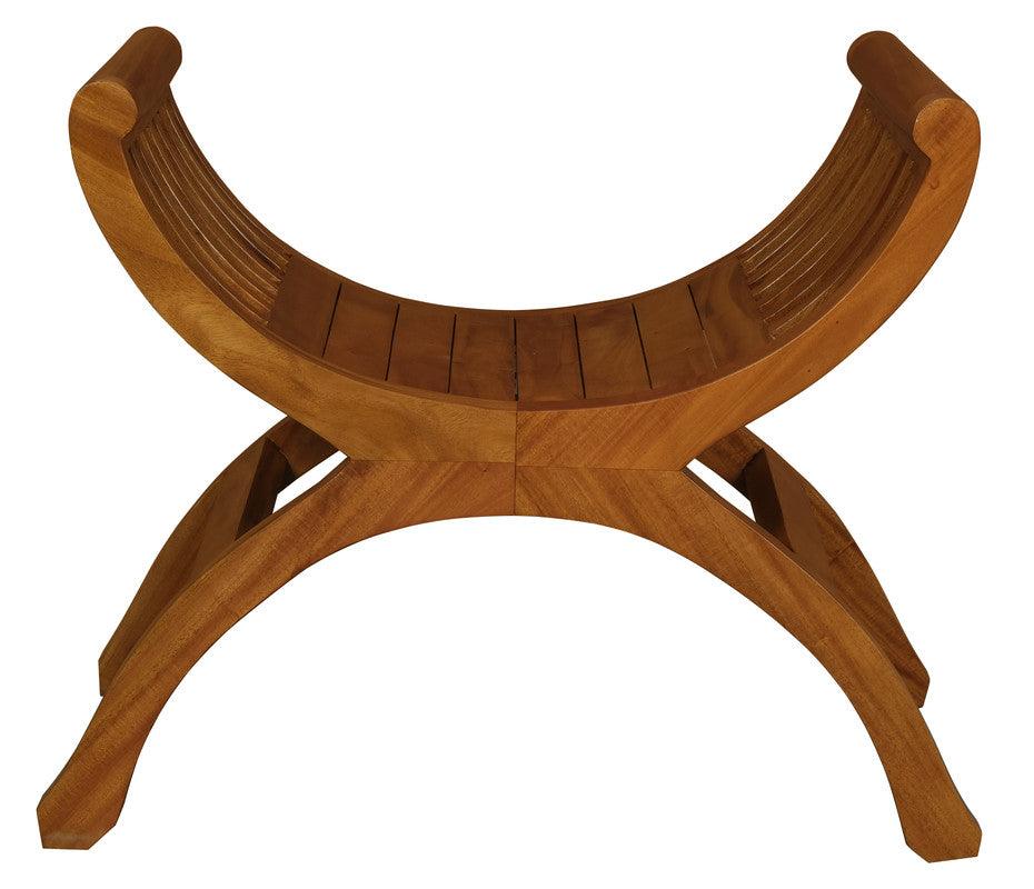 Single Seater Stool (Light Pecan) - John Cootes