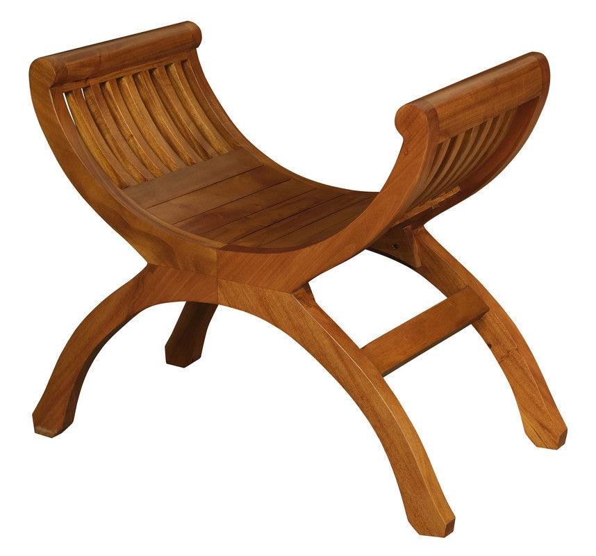 Single Seater Stool (Light Pecan) - John Cootes