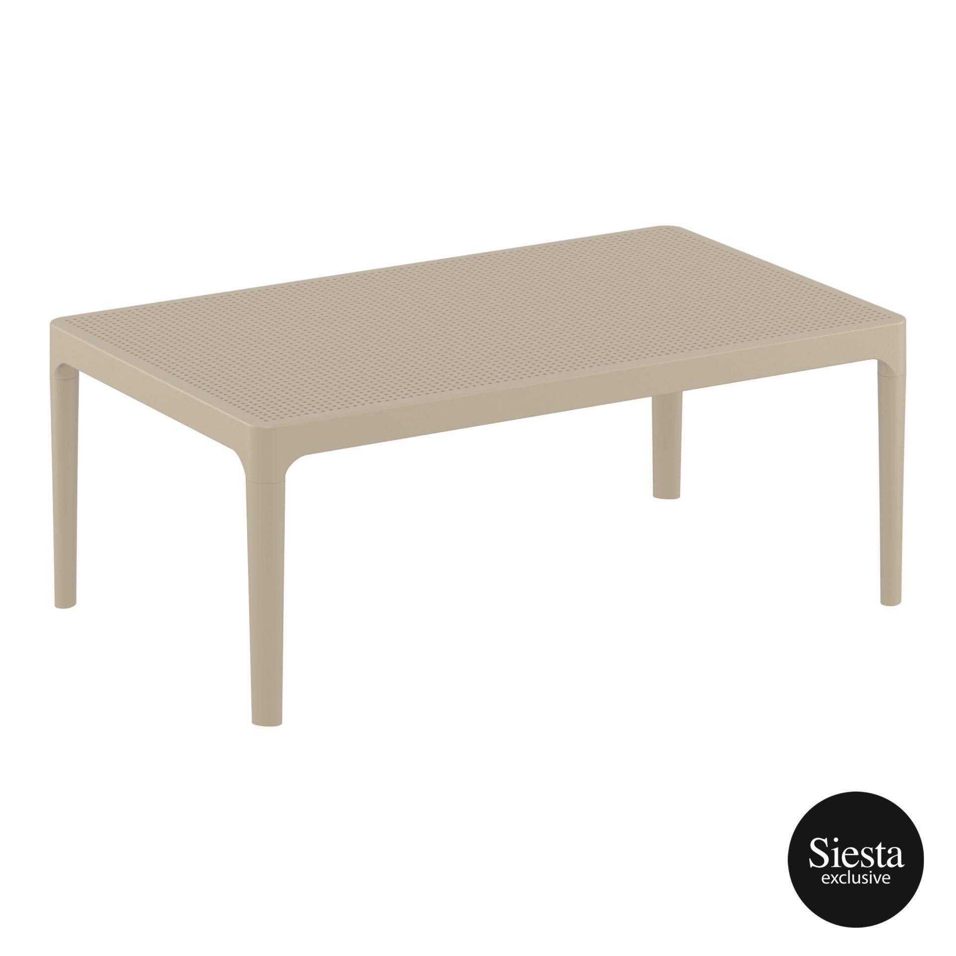 Sky Lounge Table - Taupe - John Cootes