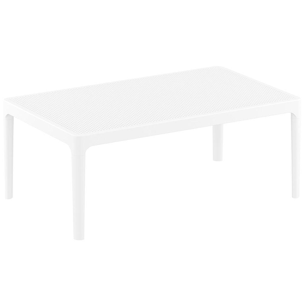 Sky Lounge Table - White - John Cootes