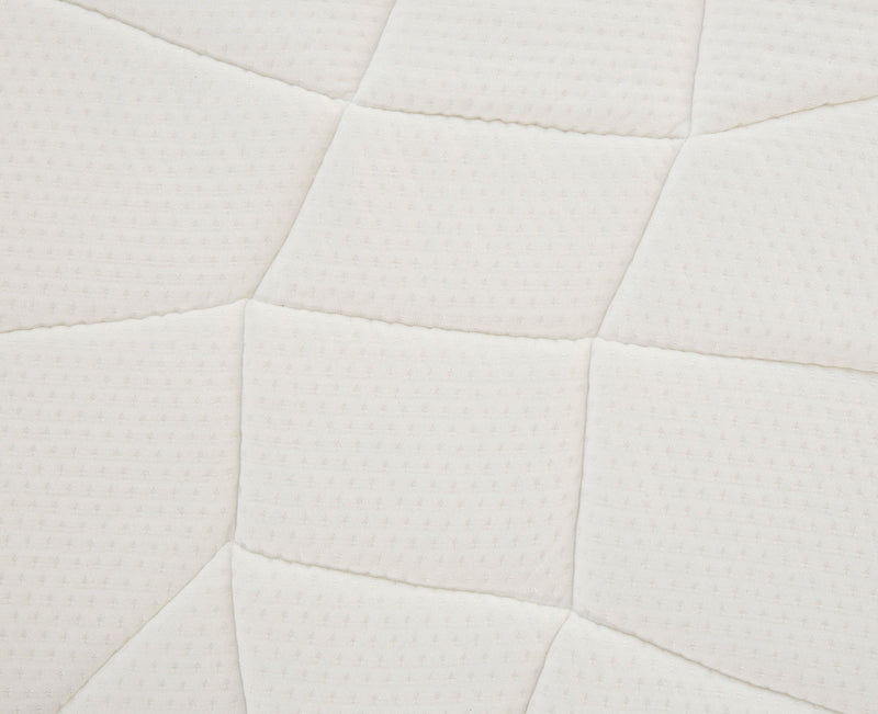 Sleepy Panda Mattress 5 Zone Pocket Spring EuroTop Medium Firm 30cm Thickness - Single - White Grey Blue - John Cootes