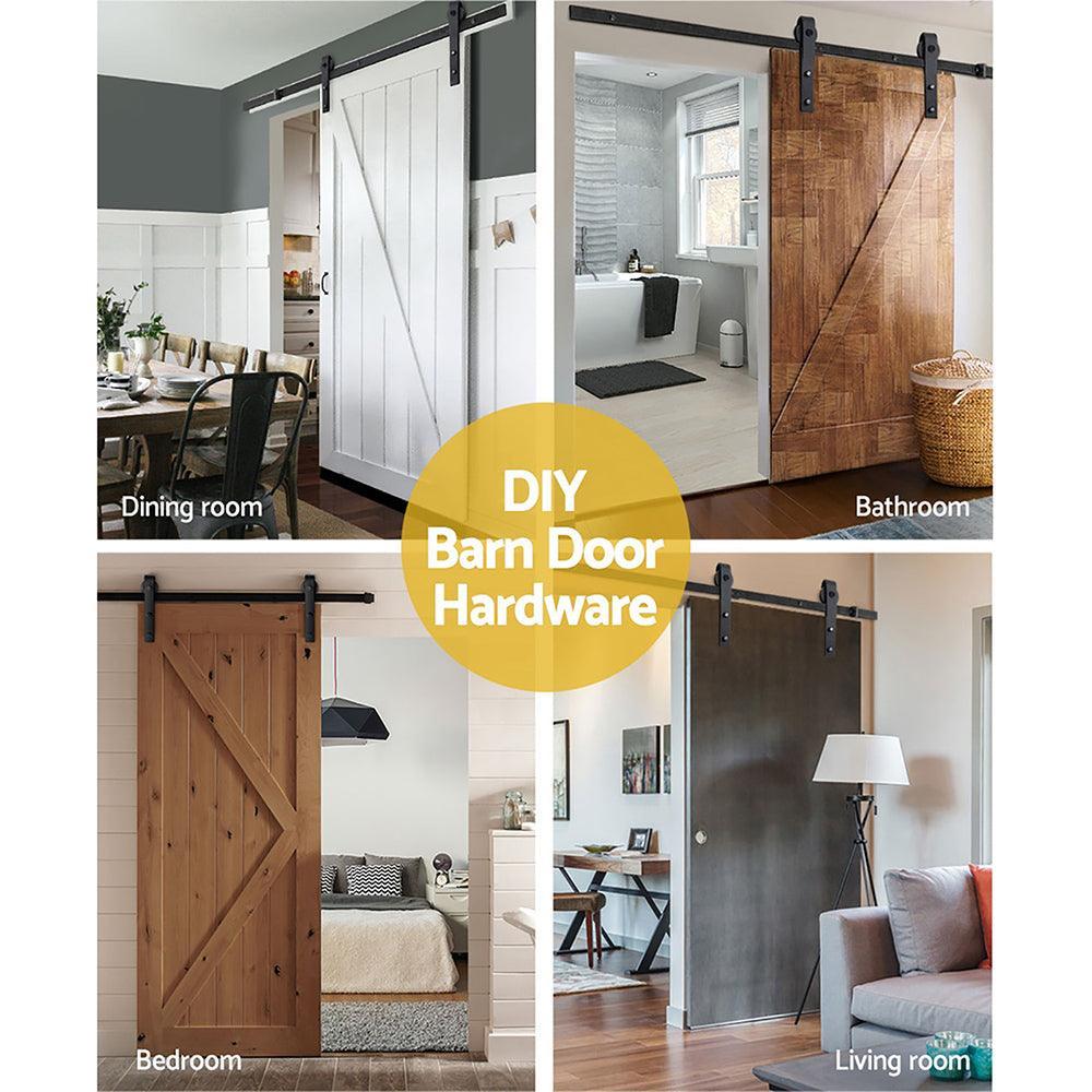 Sliding Barn Door Hardware - Black - John Cootes