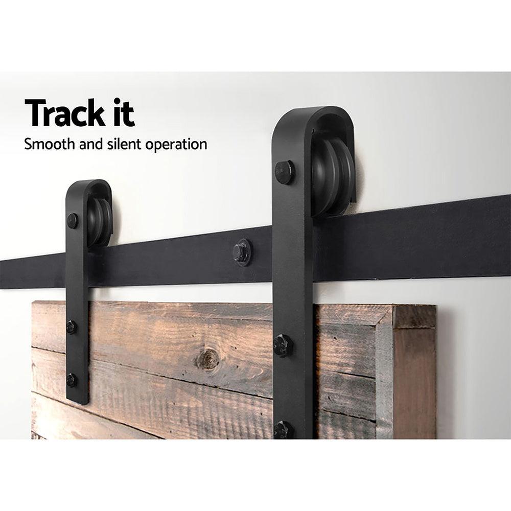 Sliding Barn Door Hardware - Black - John Cootes