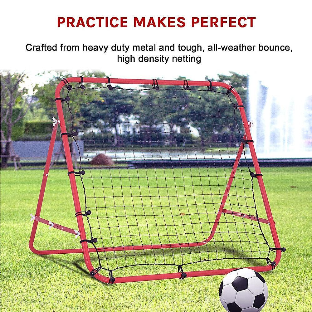 Soccer Rebound Net Sports Trainer Rebounder Football Game Practice Training Goal - John Cootes