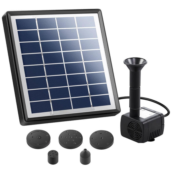 Solar Powered Pond Pump Submersible Fountains Ouotdoor Pool Garden Pumps 4 FT - John Cootes