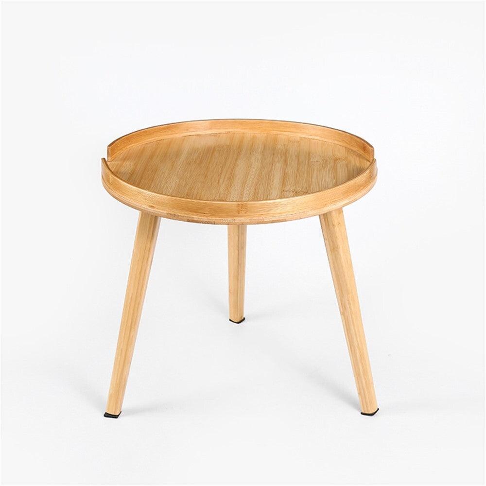 Sommer Bamboo Round Coffee Side Table - John Cootes