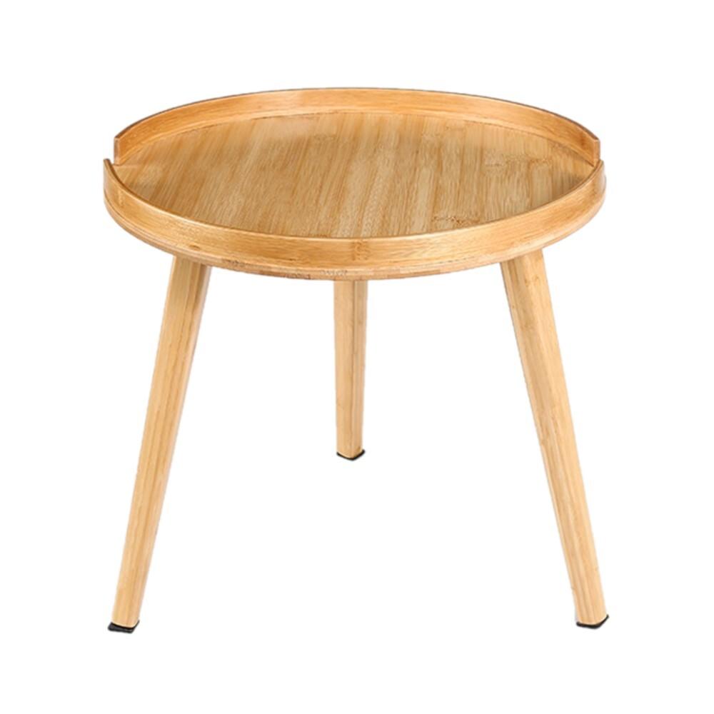 Sommer Bamboo Round Coffee Side Table - John Cootes
