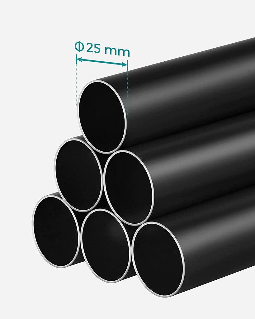 SONGMICS Clothes Rack with Wheels Sturdy Steel Frame Black HSR25BK - John Cootes