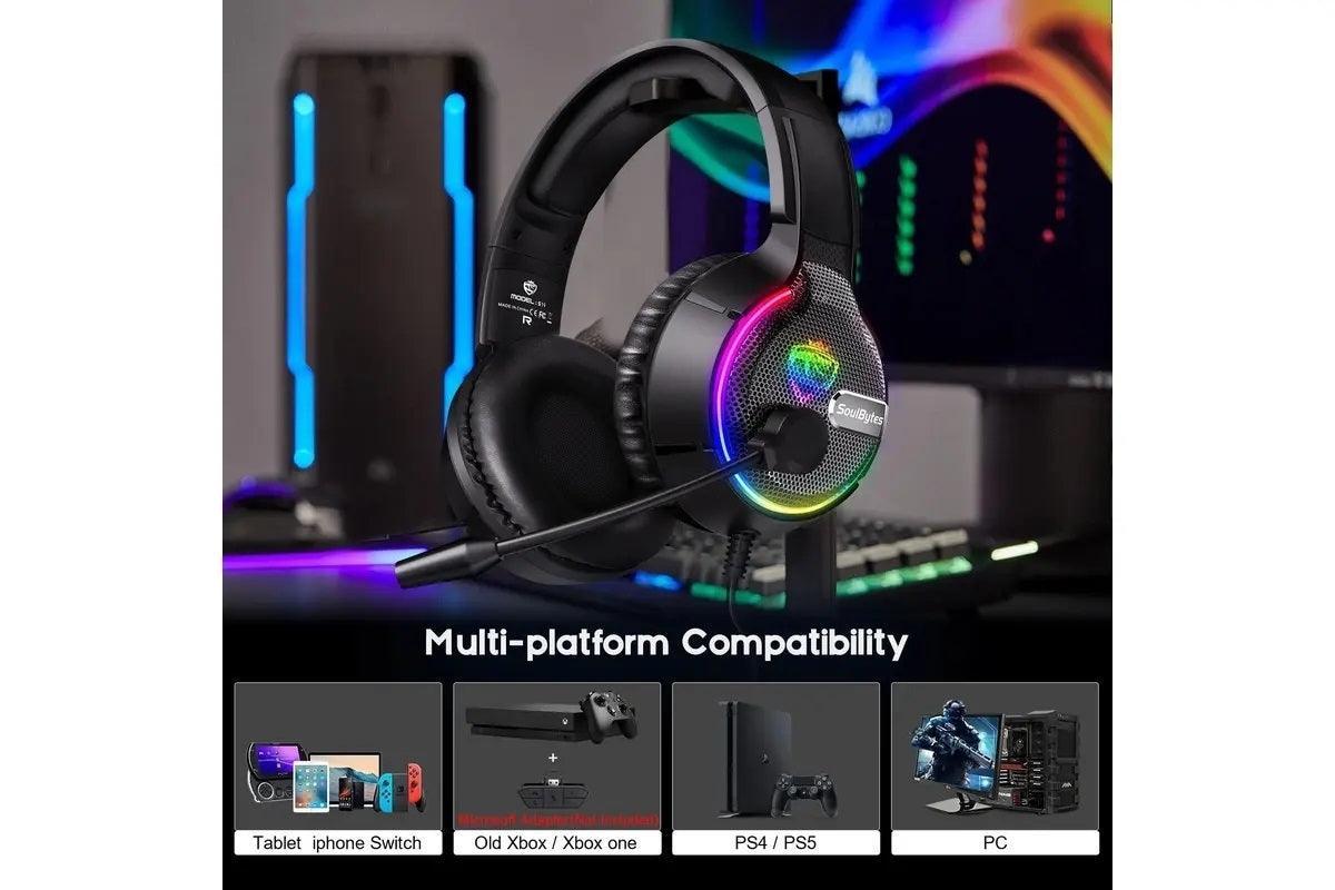 SoulBytes S19 RGB Gaming Headphones - John Cootes