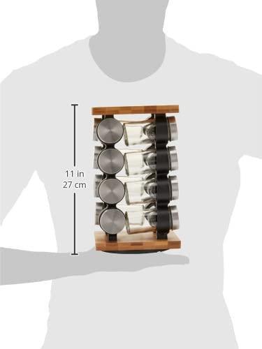 Spice Rack Organizer with 12 Pieces Jars for Kitchen - John Cootes