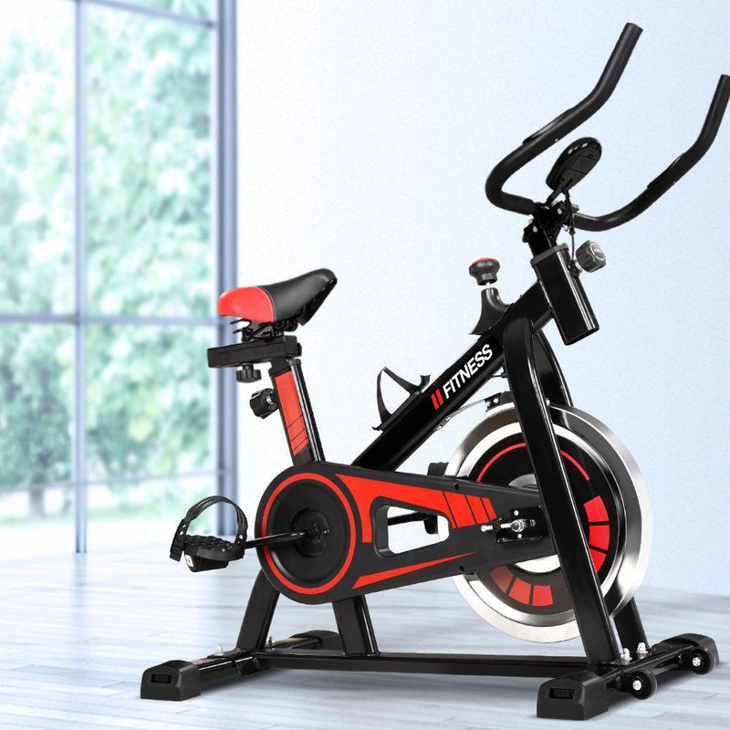 Spin Bike Exercise Bike Flywheel Fitness Home Commercial Workout Gym Holder - John Cootes