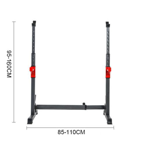 Squat Barbell Pair Rack Bench Home Gym Weight Fitness Lifting Stand - John Cootes