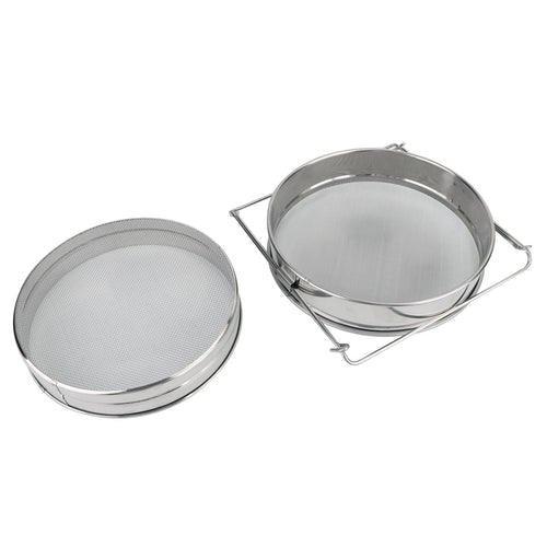 Stainless Steel Double-layer Bee Honey Sieve Filtration, Strainer Honey Harvesting Tool - John Cootes