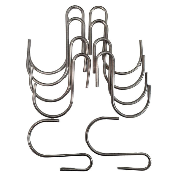 Stainless Steel Hanging Hooks 9cm x 7cm 10 Pieces - John Cootes