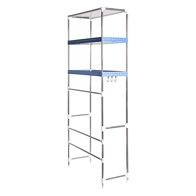 Storage Shelves Shelf 3 Tier Rack Portable Laundry Stand Unit Organiser - John Cootes