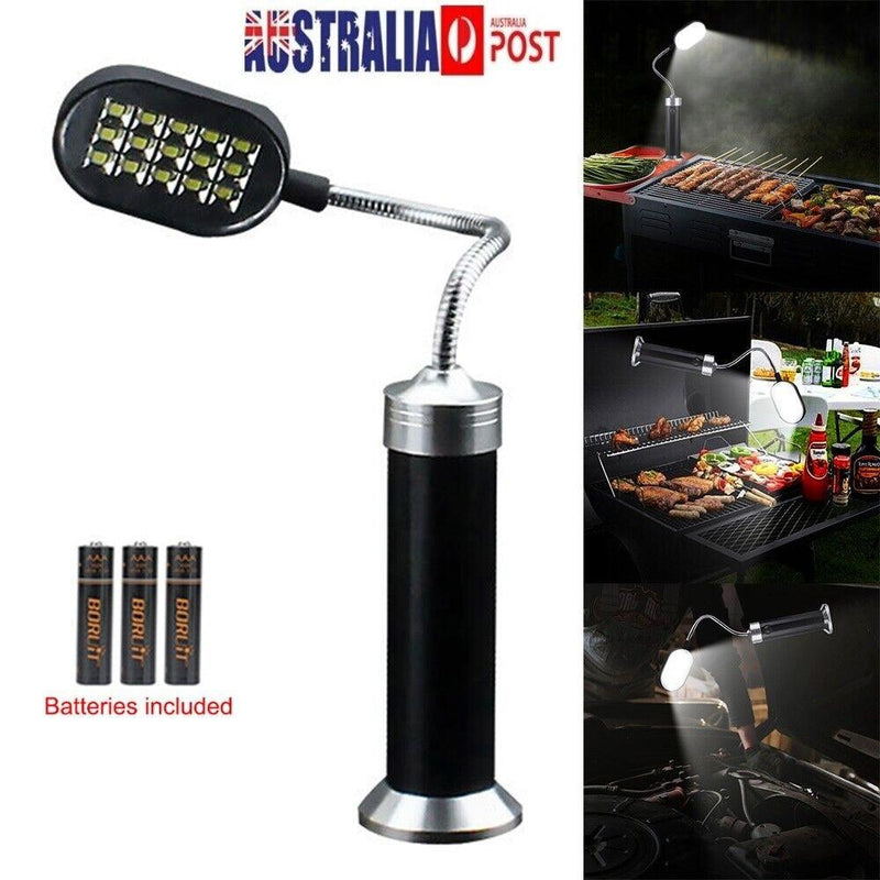 Super-Bright Barbecue Grill Light Magnetic Base LED BBQ Lights Weather Resistant - John Cootes
