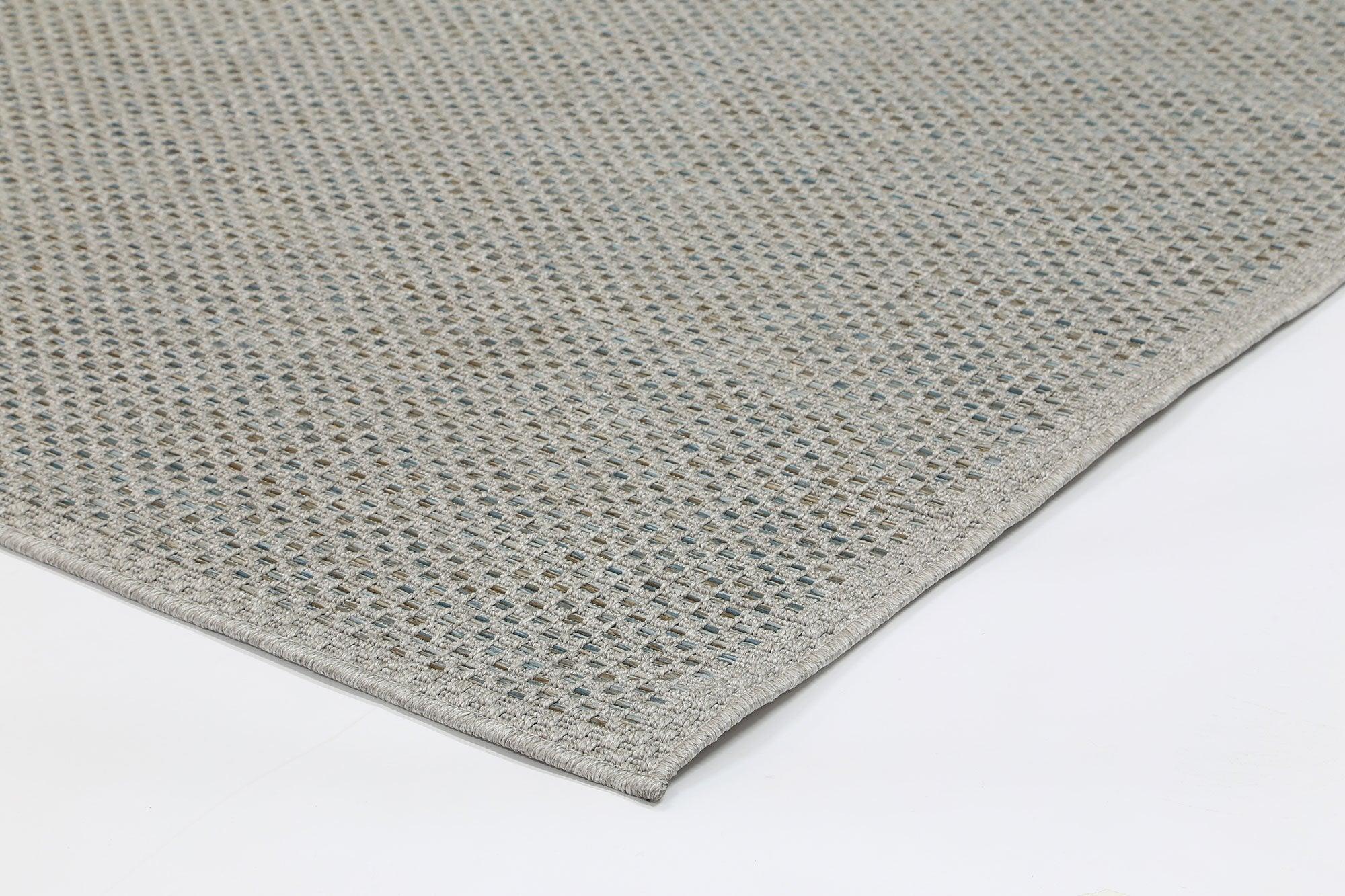 Sydney Silver Blue Indoor Outdoor Rug 160x160 cm Round - John Cootes