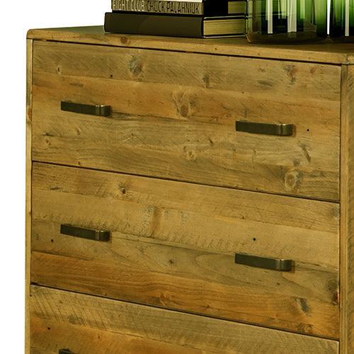 Tallboy with 4 Storage Drawers in Wooden Light Brown Colour - John Cootes