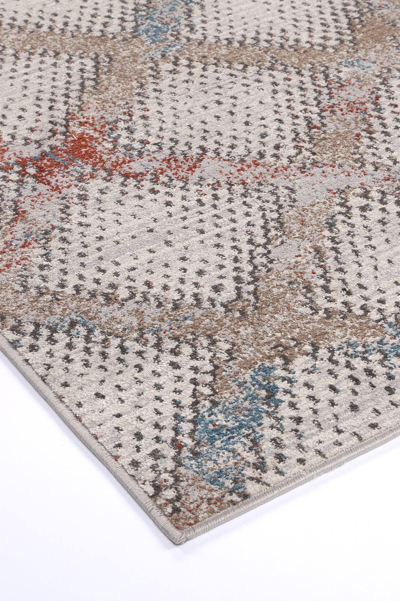 Talulla Diamond Cream Rug 160x220cm - John Cootes