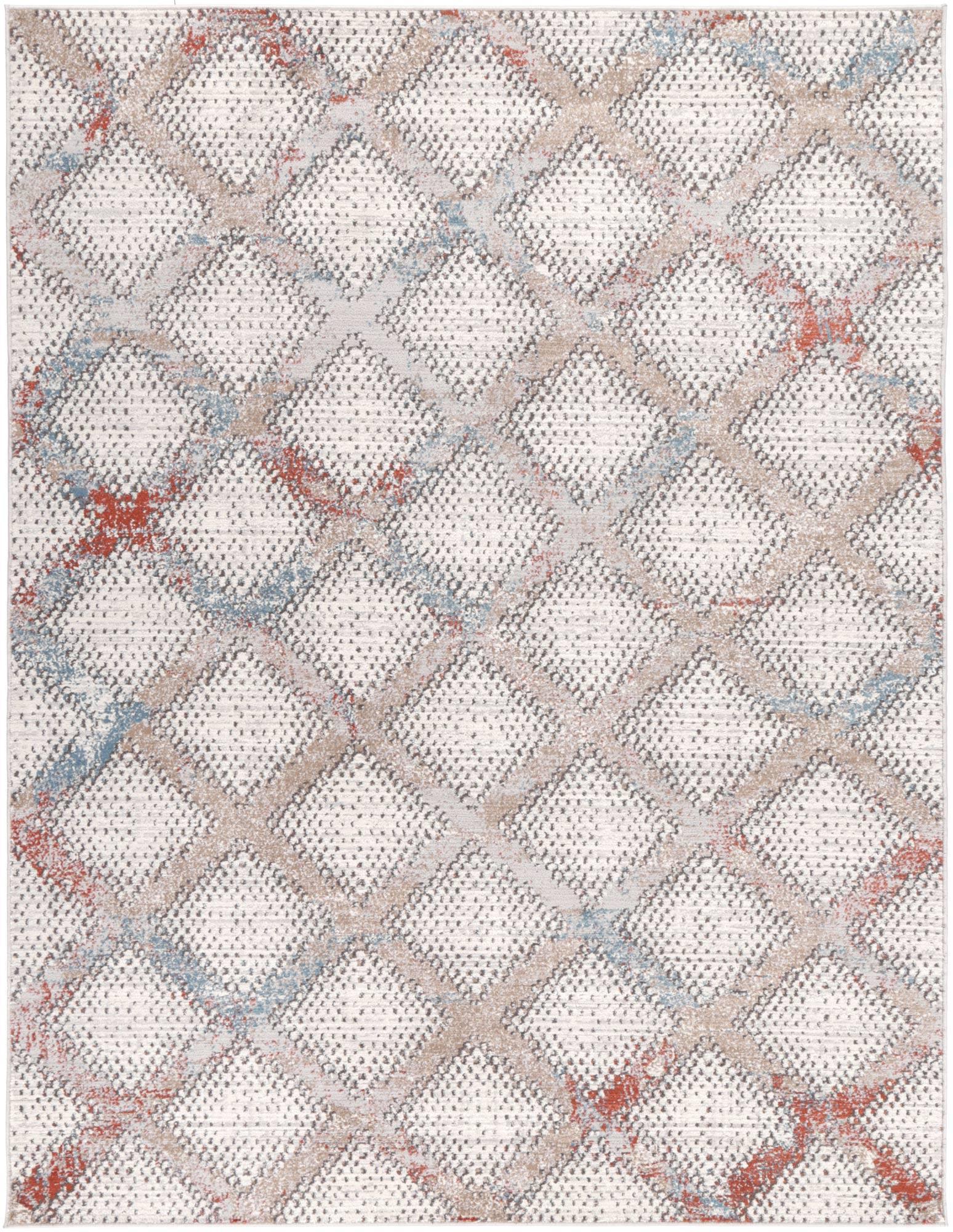 Talulla Diamond Cream Rug 280x380cm - John Cootes