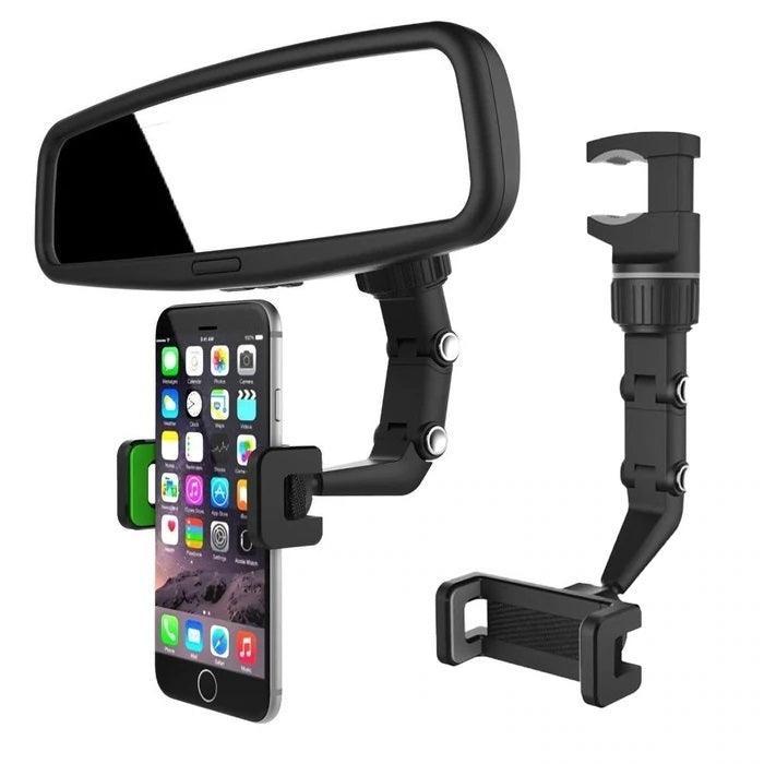 TEQ Adjustable Phone Holder Car Rearview Mirror Mount - John Cootes