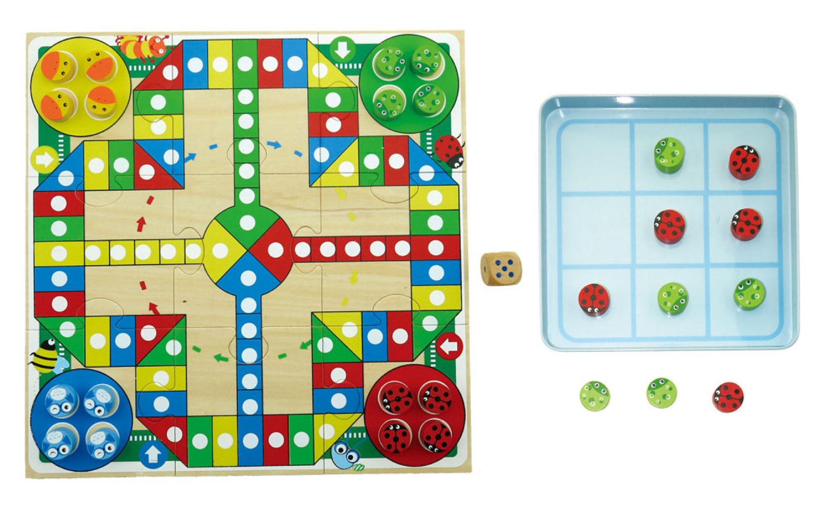 TIN BOX GAME - LUDO&TICTACTOE - John Cootes