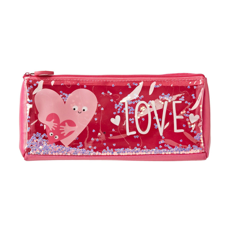 Tinc Lovely Mallo Sequin Pencil Case )Pink) - John Cootes