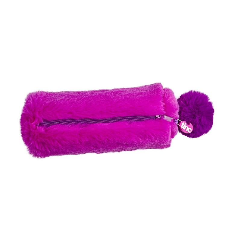 Tinc Pink Fluffy Pencil Case - John Cootes