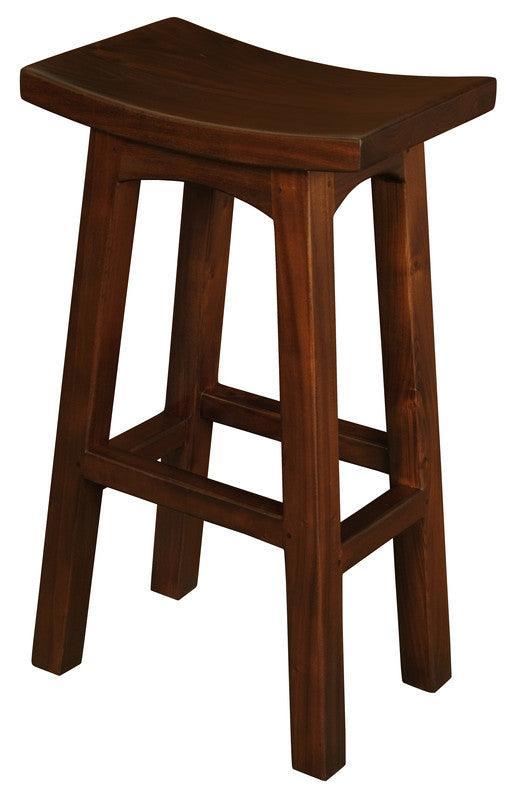 Tokyo Timber Bar Stool H 77 cm (Mahogany) - John Cootes