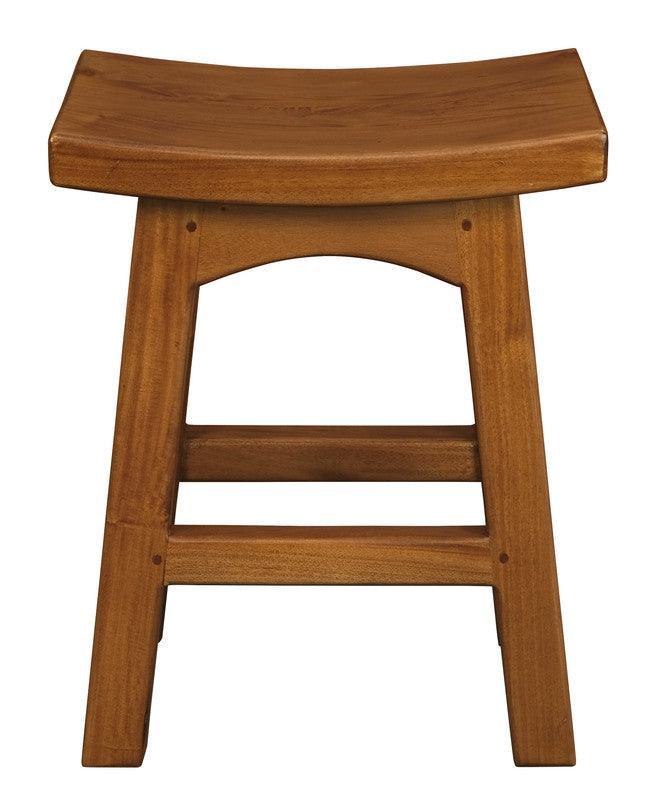 Tokyo Timber Stool H 48 cm (Light Pecan) - John Cootes