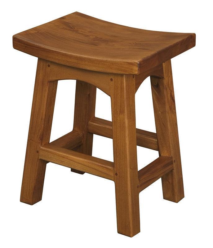 Tokyo Timber Stool H 48 cm (Light Pecan) - John Cootes