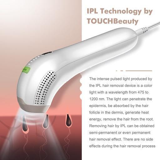TOUCHBeauty IPL Smart Painless Long Lasting Permanent Hair Removal Device for Face and Body with Skin Tone Sensor - John Cootes