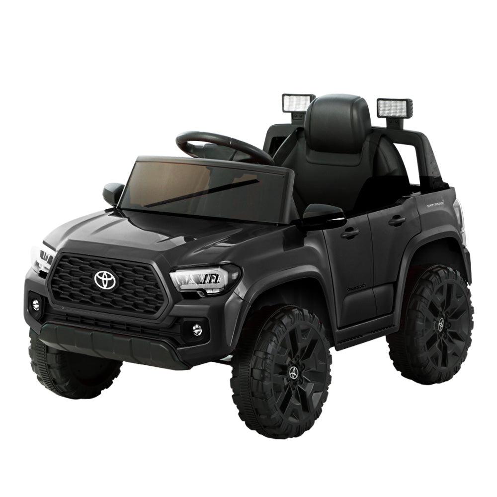 Toyota Ride On Car Kids Electric Toy Cars Tacoma Off Road Jeep 12V Battery Black - John Cootes