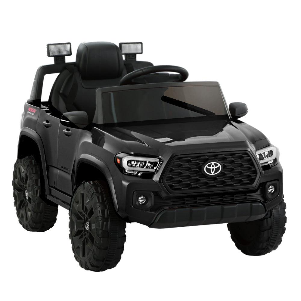 Toyota Ride On Car Kids Electric Toy Cars Tacoma Off Road Jeep 12V Battery Black - John Cootes