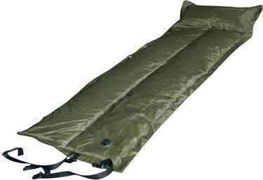 Trailblazer Self-Inflatable Foldable Air Mattress With Pillow - OLIVE GREEN - John Cootes