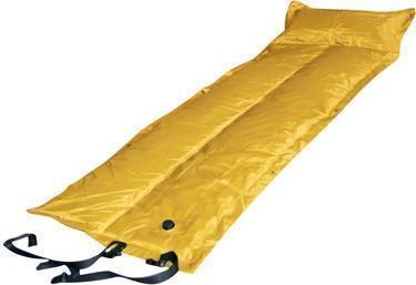 Trailblazer Self-Inflatable Foldable Air Mattress With Pillow - YELLOW - John Cootes