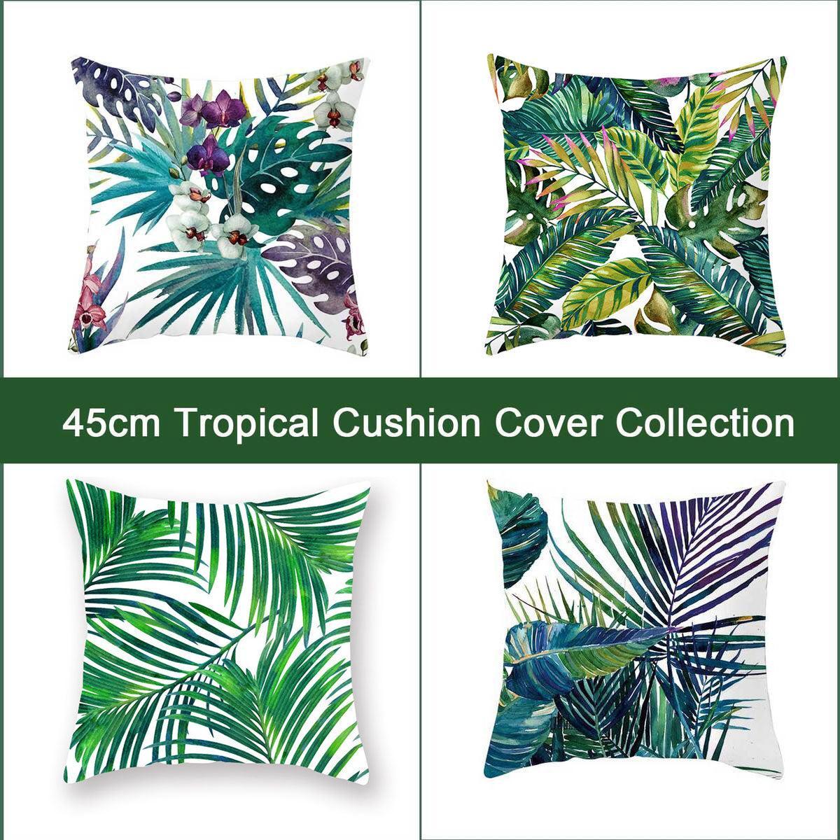 Tropical Style Cushion Covers 4pcs Pack - John Cootes