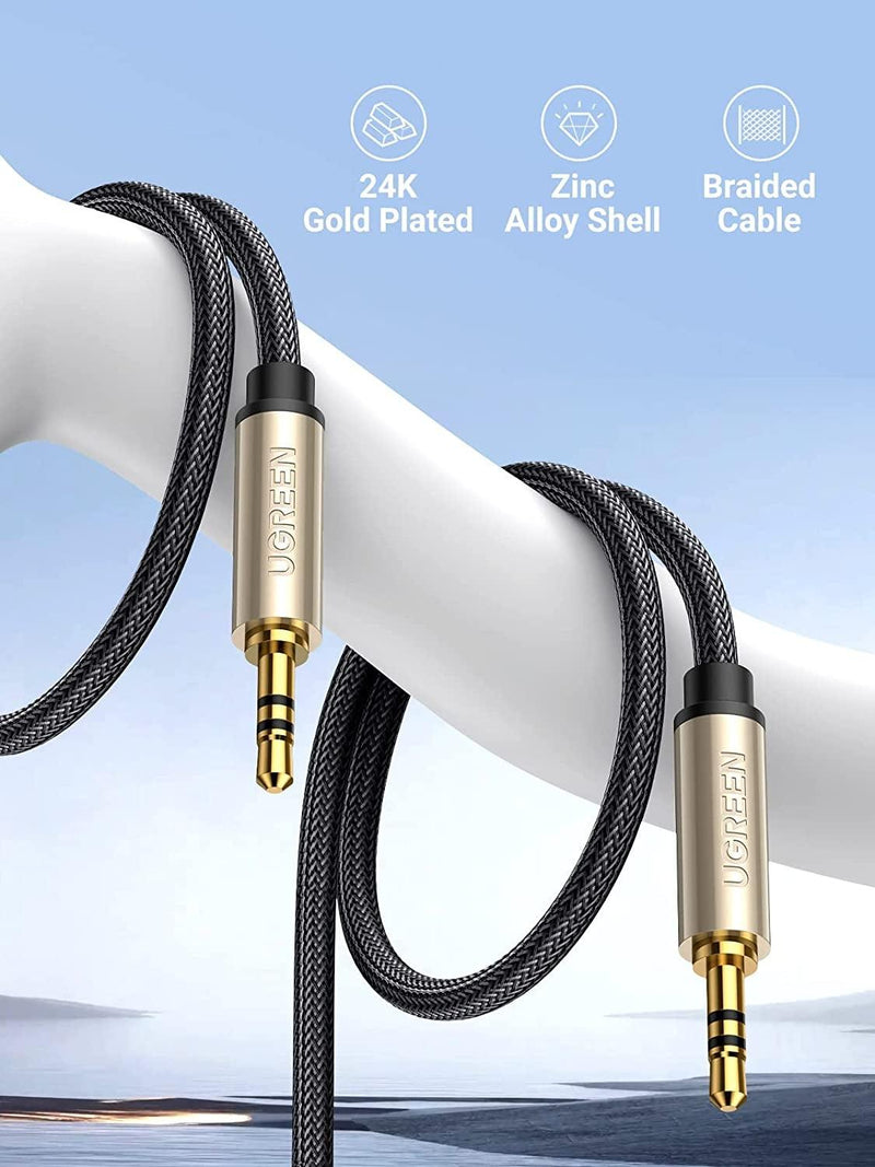 UGREEN 10604 3.5mm Male to Male Aux Stereo Audio Cable 2M - John Cootes