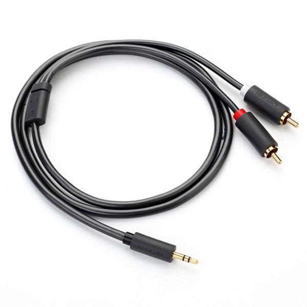 UGREEN 3.5mm male to 2RCA male cable 5M (10513) - John Cootes