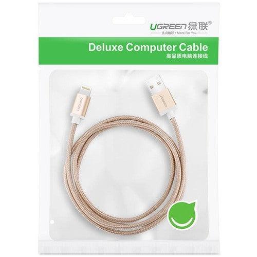 UGREEN 30587 iPhone 8-pin to USB2.0 Sync & Charging Cable 1M Gold - John Cootes