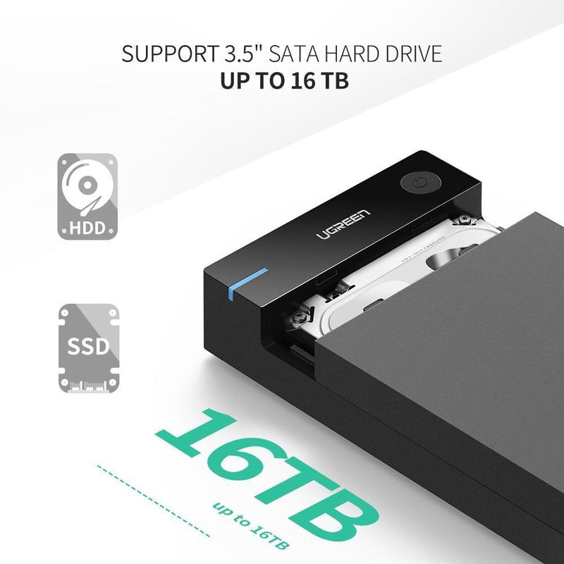 UGREEN 50424 3.5" USB 3.0 Hard Drive Enclosure - John Cootes