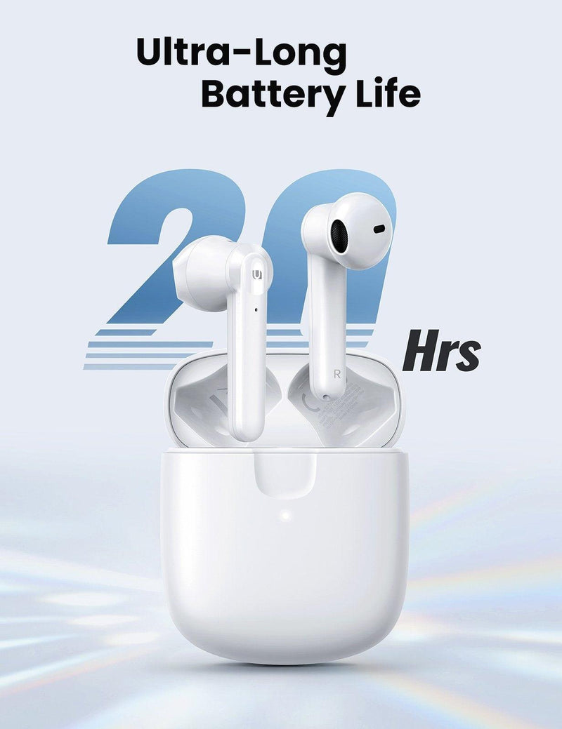 UGREEN 80652 T2 Wireless Earbuds White - John Cootes