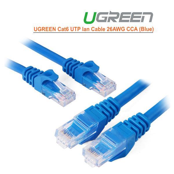 UGREEN Cat6 UTP lan cable blue color 26AWG CCA 10M (11205) - John Cootes