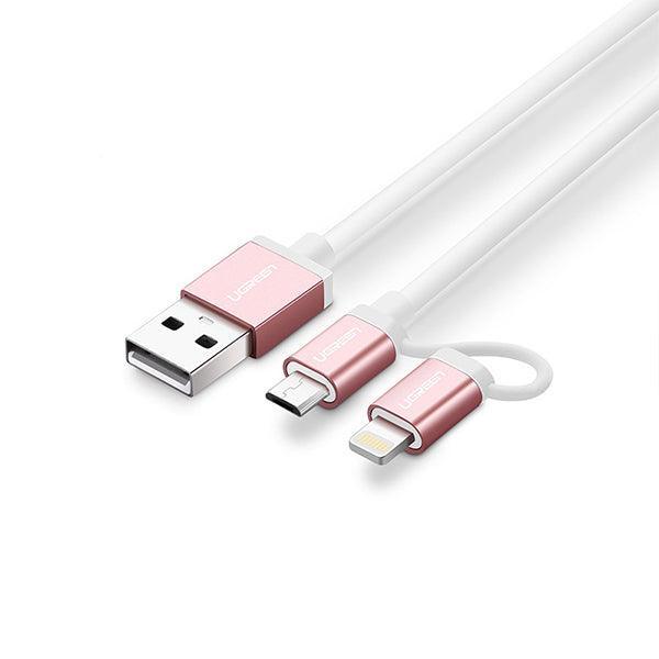 UGREEN Micro-USB to USB Cable with Lightning Adapter 1.5M (30471) - John Cootes