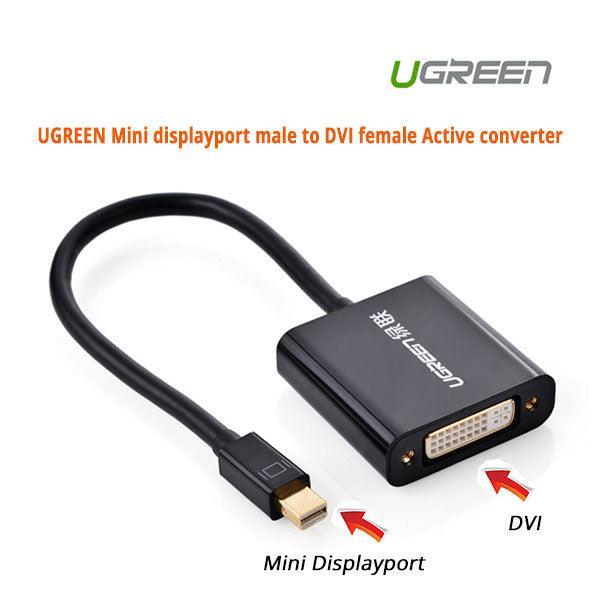 UGREEN Mini displayport male to DVI female Active converter (10448) - John Cootes