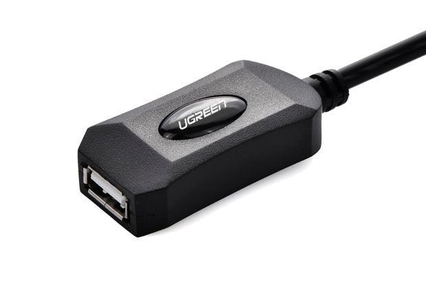 UGREEN USB 2.0 Active Extension Cable 10M with USB Power 5M (20214) - John Cootes