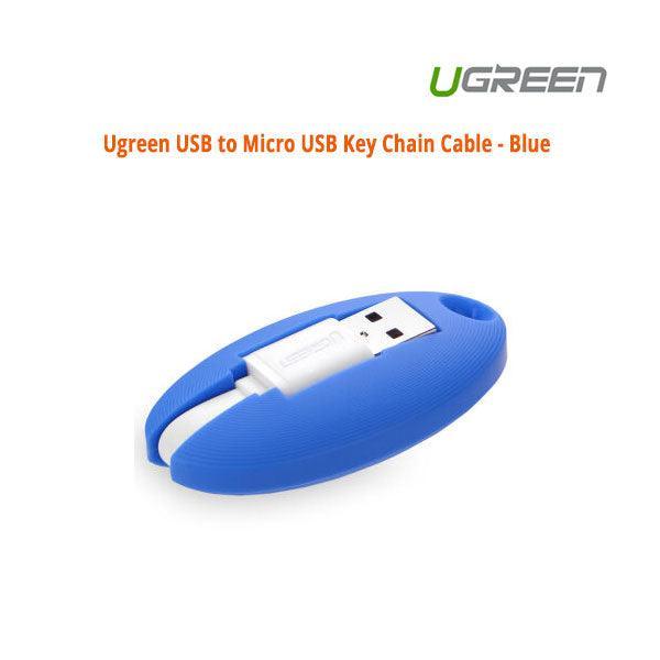 UGREEN USB to Micro USB Key Chain Cable - Blue (30309) - John Cootes