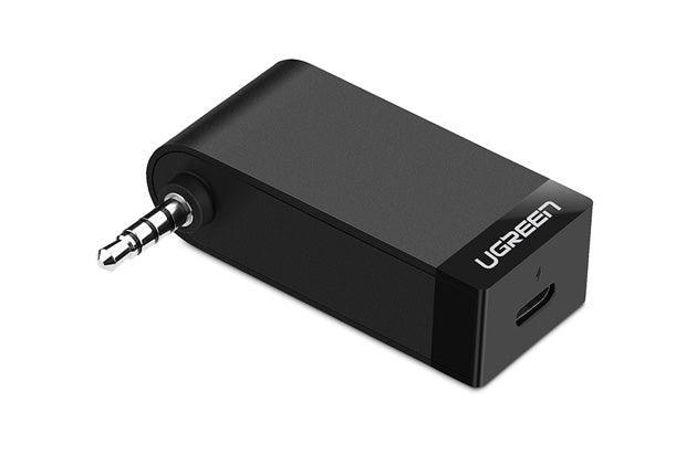 UGREEN Wireless Bluetooth 4.1 Music Audio Receiver Adapter with Mic & Batery - black (30348) - John Cootes