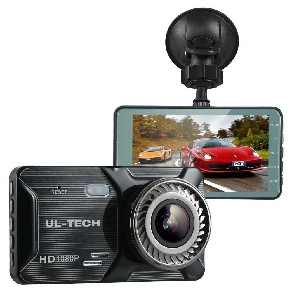 UL-tech 1080P 4" Dash Camera Dual Lens Car DVR Recorder Front Rear Night Vision - John Cootes